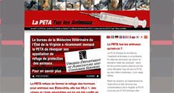 Desktop Screenshot of petatueanimaux.fr