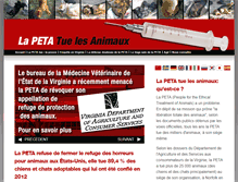 Tablet Screenshot of petatueanimaux.fr
